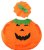 画像3: ハロウィン!! 子供用 かぼちゃポンチョ パンプキン 帽子 収納 バック 3点 セット (3)