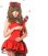 画像2: ハロウィン 魔女ドレス 悪魔仮装 コスプレ 角付きカチューシャ 人気ハロウィンコスチューム衣装 (2)