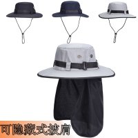 帽子アドベンチャーハット折り畳み帽子ファッション帽子、UVカット帽子、色合わせの帽子 収納可能ストール